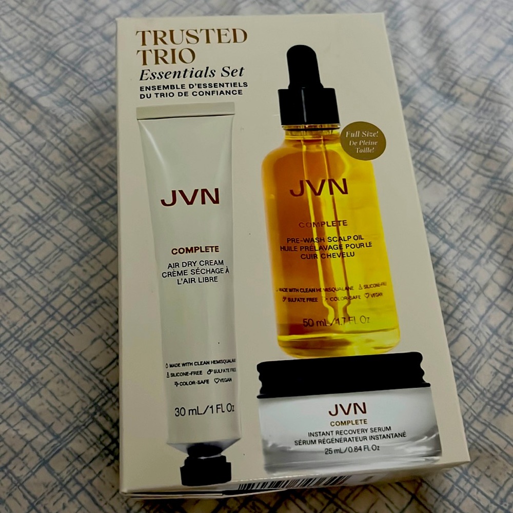 New in Box JVN Trusted Trio Essentials Set